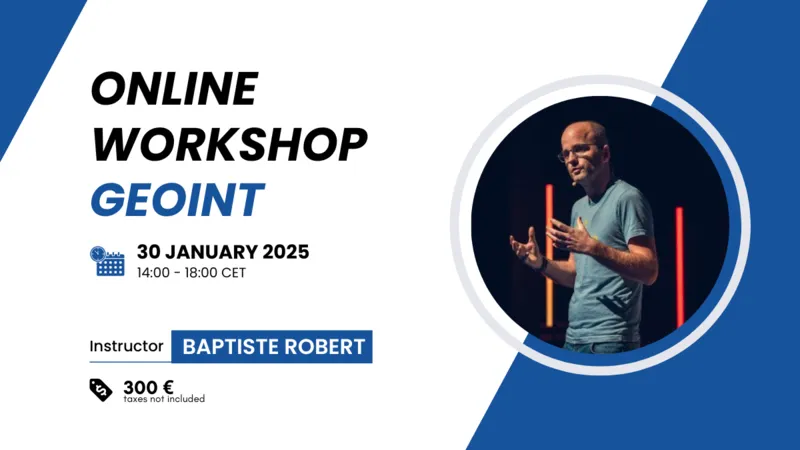 Le premier atelier en ligne GEOINT de Predicta Lab
