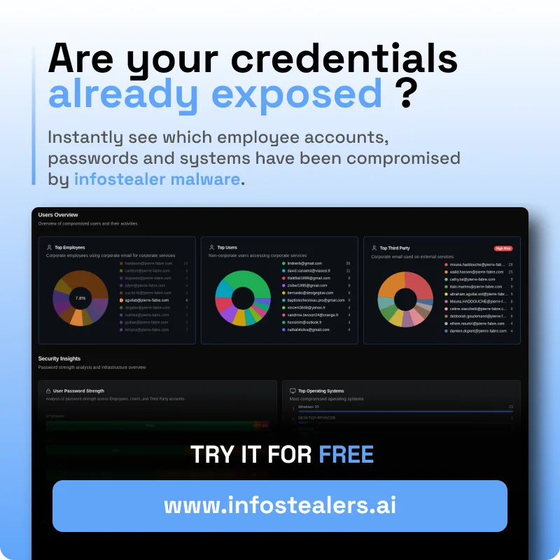 Infostealers - Vos identifiants sont-ils déjà exposés ?