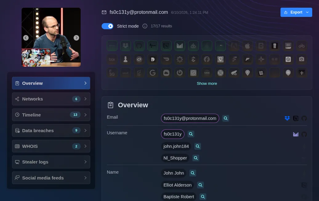 Predicta Search overview